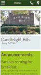 Mobile Screenshot of candlelighthills.com