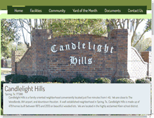 Tablet Screenshot of candlelighthills.com